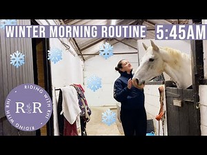 Autumn/Winter Morning Routine of an Equestrian 2020 (6am Start!) | British Equestrian YouTuber