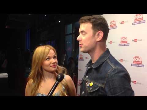 Interview with Colin Hanks at the Talking Tom and Friends YouTube Series Premier Event
