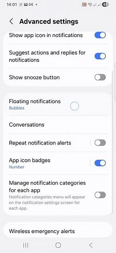 How to Repeat Notification Alerts on Samsung Phone galaxy A25 Android Mobile
