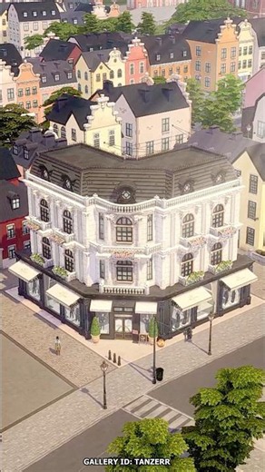 Luxury clothing store in the sims 4 😍 #sims4 #sims4build