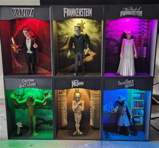 Toony Terrors Universal Monsters Display Box – Handcrafted Collector Display - Etsy