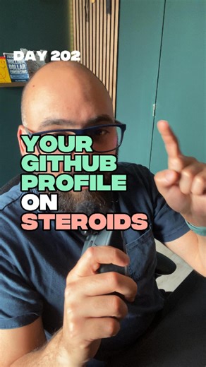Thomas Valera | Concierge CTO on Instagram: "Your Github profile on steroids in 45 seconds. New (and less new too 👀) devs don’t know this. But you can customize your Github profile!! 🤩 Here’s the quick tutorial: → Create repo matching your username → Add README file → Use GPRM to generate → Copy, paste, done Takes 5 minutes to set up. This is what I’m here for. Teaching code, tech and making it simple for all. I’m Thomas. Follow for daily web dev tips 👇"