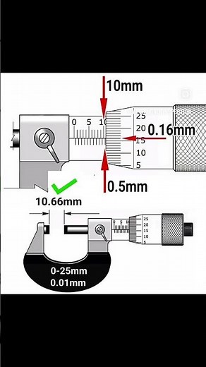 How to measure vernier calipers! #shorts #ytshorts #viral