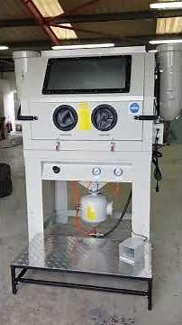 Pressure Blast Cabinet PSBC990-2 with 2 extractors fitted