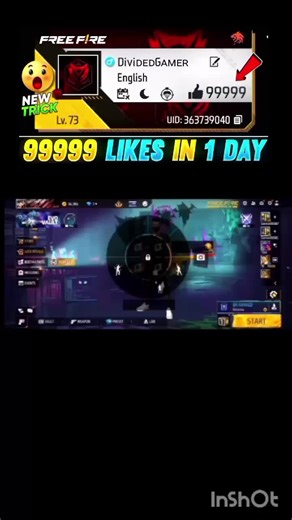 FREE FIRE 100 LIKE 👍 FREE Discord BOT 😱 @FreeFire #freefire #freefire_lover #freefirevideos