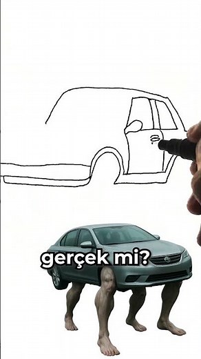 🚗 Ayaklı Araba Nasıl Çizilir? ✏️ | Çok Kolay Adım Adım Çizim 🔥
