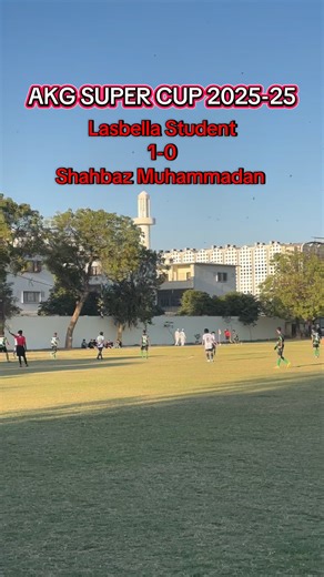 Goal for Lasbela Student FC! ⚽🔥 A brilliant finish that lifted the game and the crowd! Lasbella Students FC #Akgsupercup #UnityIsStrength Strength #PakistanFootball #karachifootball | Aga Khan Gymkhana Football Club
