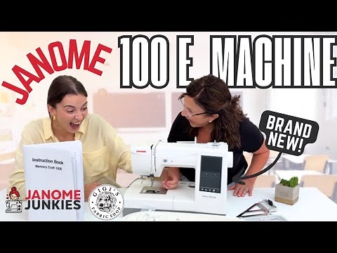 NEW Janome MC-100E Embroidery Machine UNBOXING & Review - Compact, Lightweight & Feature-Packed!