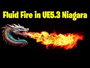 Dragon Breath Fire in Fluid UE5.3 Niagara 👉 Trailer