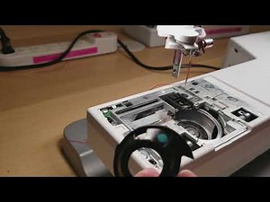 Husqvarna Viking Epic bobbin case cleaning.