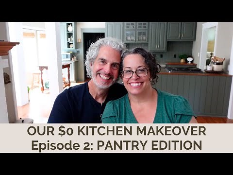 We Built a Custom Pantry Using Old Cabinets | DIY Kitchen Makeover On A Budget Ep 2