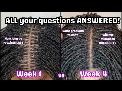 Watch THIS before you RETWIST your MICROLOCS! | IS MY HAIR BREAKING OFF & other FAQ's