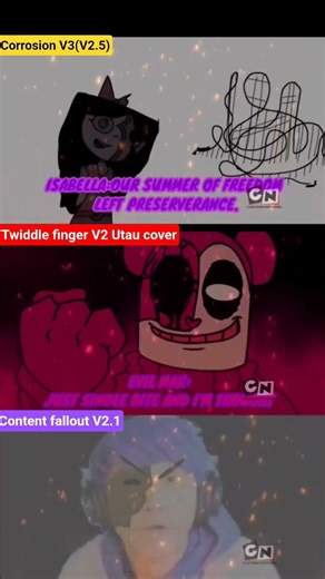 Fnf Twiddle finger V2 Utau cover Corrosion V3(V2.5) Content fallout V2.1 lyrics animated