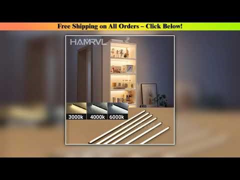 Touch Sensor Dimmable Wall panel lights LED Lights Under Cabinet Kitchen Light Aluminum Bar Lamp