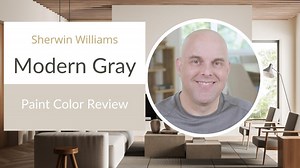 Sherwin Williams Modern Gray Paint Color Review