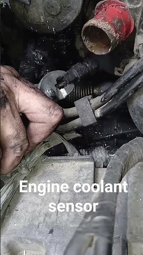 how to Open A Engine coolant temperature sensor'?