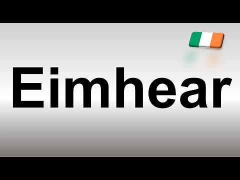 How to Pronounce Eimhear
