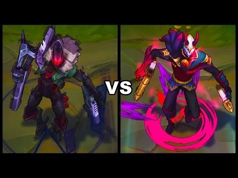 PROJECT Jhin vs Blood Moon Jhin Best Jhin Skins Comparison (League of Legends)