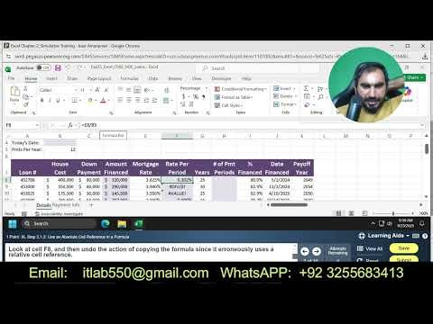 Excel Chapter 2: Simulation Training | Excel Simulation Training | | Excel_Ch2_Simulation Training
