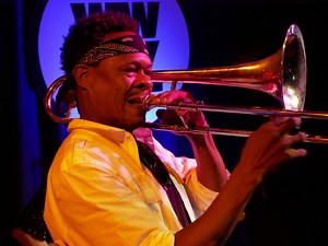Throwback to last week with Corey Henry & the Treme Funktet as they honored the late Art Neville with a performance of 'Hey Pocky A-Way' at WWOZ. | WWOZ 90.7 FM New Orleans