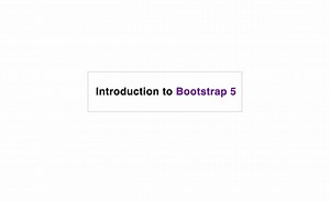 Bootstrap 5 Course: Build Responsive Websites Like a Pro