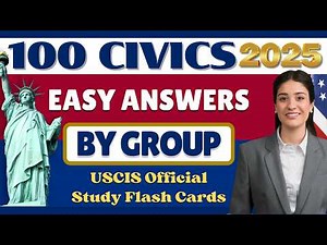 2025 USCIS Official 100 Civics Questions and Answers By 9 Groups - U.S. Citizenship Interview No.76