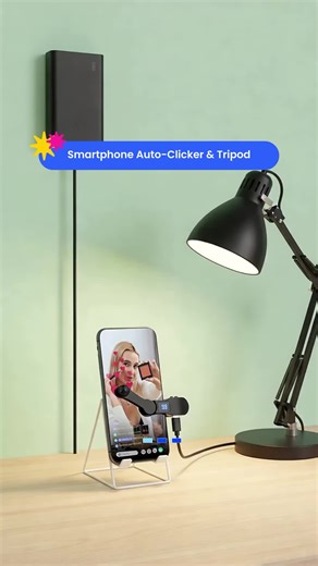 Smartphone auto-clicker, mobile screen tactile, fast simulation continuous click tool for live , games, shopping and reward tasks Wireless Magnetic Vlog Monitor Rechargeable Smart Selfie Stick with Lights fill Tripod Phones Adjustable Ring Kit adapter #selfiesticktripod #ankersmartdisplaycharger #momgadgets #heatingpadchristmasgiftstiktokshopblackfriday #stylishgadgets #laptopaccessory #smallsmartphone #iphonetripod #hometechgadgets #mobilephoneaccessories