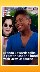 Loose Women panellist Brenda Edwards discusses reaching the judges' houses on X-Factor and meeting Ozzy Osbourne, which led to her forming a bond with him. | Good Morning Britain