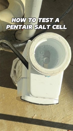 Pool Chemistry Done Right on Instagram: "How To test a Pentair salt cell."