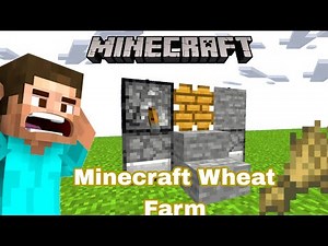 Auto Wheat Farm in Minecraft Bedrock and Java 1.21
