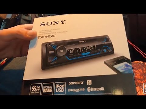 Sony DSX-A415BT Stereo Review - *Call Quality* & Sound Test