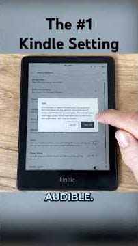Is This the Most Important Kindle Setting?