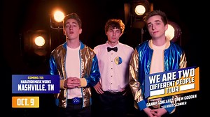 23 reactions · 5 comments | ON SALE NOW - Danny Gonzalez + Drew Gooden, The Basketball Player & Kurtis Conner #WeAreTwoDifferentPeopleTour on Weds, October 9th. Get your tickets now! | Marathon Music Works | Facebook