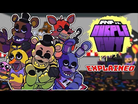 Ourple Guy V 3 Mod Explained in fnf (Five Night At Freddy's)