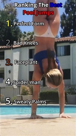 Ranking the Funniest Pool Jump Moments