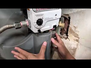 How to Light a Pilot light for Your Rheem Gas Hot Water Heater -NEW