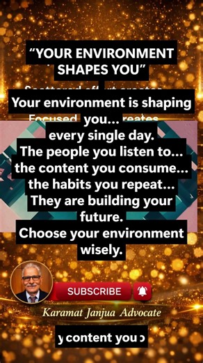 Your Environment Is Shaping Your Future | Choose WiselyVideo Project 62