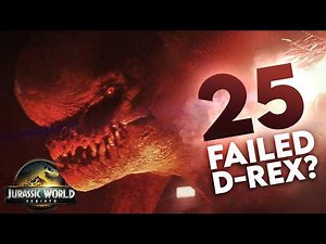 There's 25 FAILED D-Rex Hybrids Out There... New Jurassic World Rebirth News
