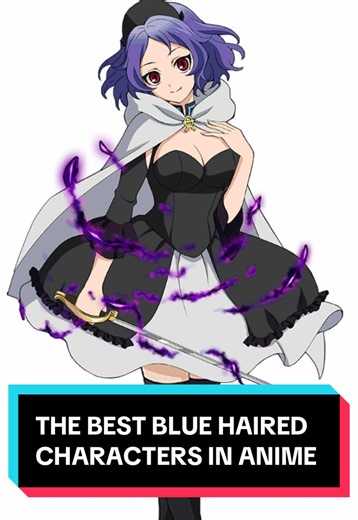 THE BEST BLUE HAIRED CHARACTERS IN ANIME #elfaria #rem #wistoriaofwandsandswords #animetiktok #animefyp
