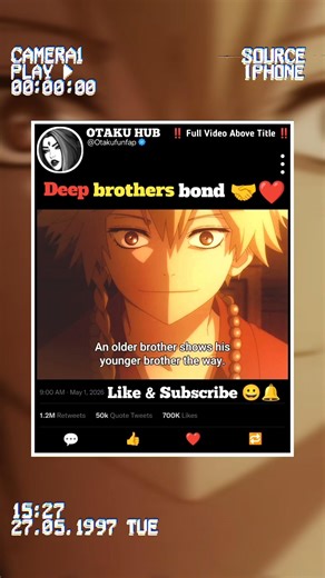 Deep brothers bond 🔥