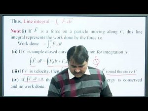 Vector Integration: Line Integral