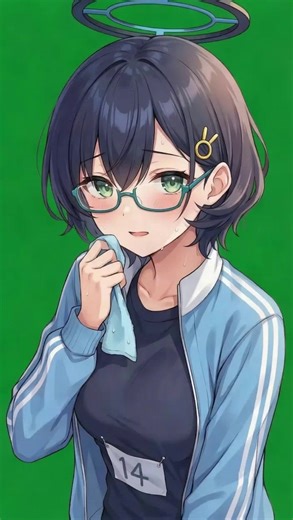 @Alter Raw L2D Chihiro from Blue uses #fyp #bluearchive #kagamichihiro #chihiro #mentahan