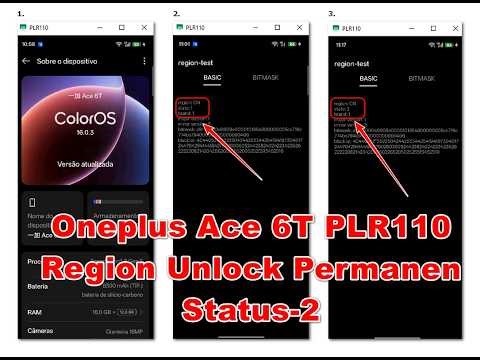 OnePlus Ace 6T (PLK110) Permanent Region Unlock | Status -2 | No Data Loss | Oppo, Realme & OnePlus