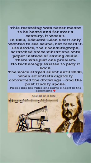 When the Past Finally Spoke #LostSound #History