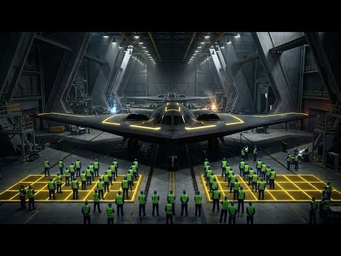 Inside the Secret B-2 Spirit Jet Factory Building the $2 Billion Stealth Bomber Jet (Full process)