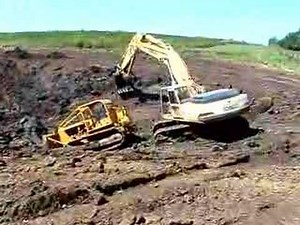 Getting the D7 out of the mud