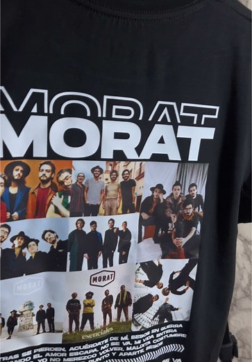Camisetas Morat - Corte Recto en Blanco y Negro