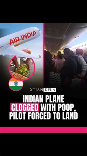 Xtian Dela™ on Instagram: "🚨🇮🇳Indian Plane Clogged With Poop, Pilot Forced to Land: On March 5, 2025, Air India Flight 126 took off from Chicago O’Hare Airport at 11:24 AM, heading to Delhi, India. Five hours in, over Greenland, 11 of its 12 toilets clogged with poop, leaving just one working in business class for 300 passengers. The Boeing 777 turned back, landing in Chicago at 9:08 PM after a 10-hour stink fest. Passengers were furious. The smell was so bad, people lined up for the lone toi