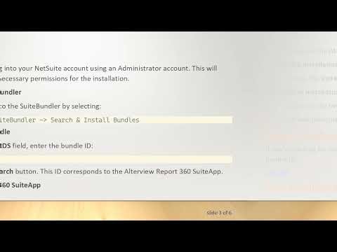 How to Setup the SuiteApp Report 360 in Your NetSuite Environment