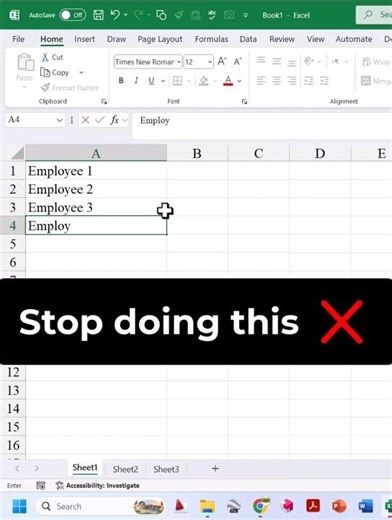 Use sequence function to fill serial with text in excel